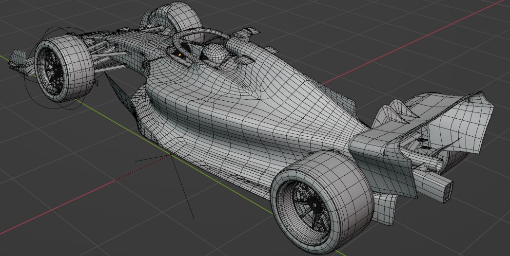 3D F1 Track